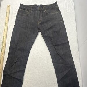 J.Crew The Drigg Men's Dark Wash Denim Jeans in size 33x32 Straight Leg